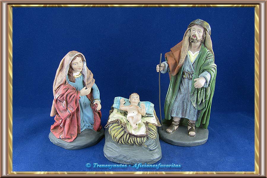 La Virgen, San José y el Niño