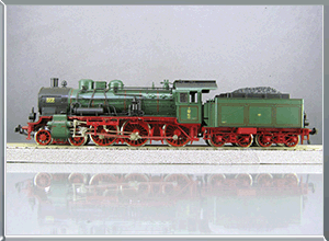 Locomotora vapor ténder P8 2412 - KPEV
