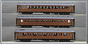 Coches pasajeros madera Largo Recorrido 1-2-3  Clase - Renfe