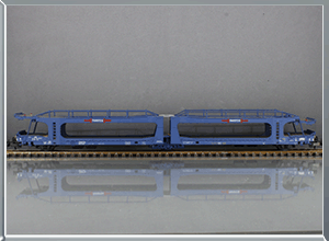 Vagón plataforma articulada Tipo Laes Transfesa - SNCF