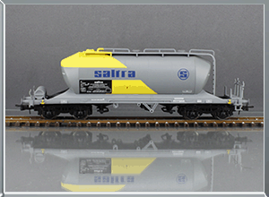 Vagón tolva pulverulentos Tipo Uacs SALTRA - Renfe