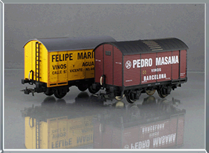 Vagones foudre Serie PK y FFM Felipe Marín - Pedro Masana - Norte-Renfe