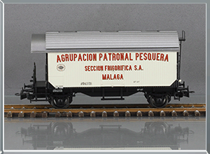 Vagón frigorífico Agrupación Patronal Pesquera Málaga - Andaluces