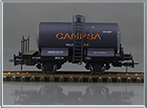 Vagón cisterna unificada balconcillo CAMPSA - Renfe