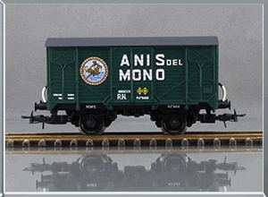 Vagón cerrado unificado Tipo J Anís del Mono - Renfe