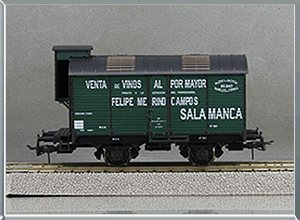 Vagón foudre transporte vino garita Felipe Merino Campos - M.Z.A.