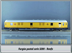 Furgón postal Serie 3200 - Renfe