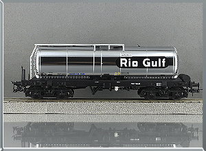 Vagón cisterna Tipo Uahs - Saltra-Río Gulf - Renfe