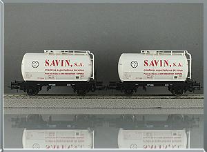 Set vagones cisternas Tipo PR - Savin SA - Renfe