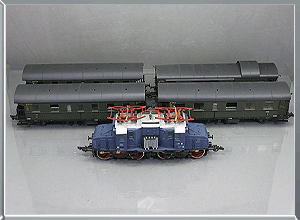 Set tren pasajeros locomotora eléctrica E71 32 - DB