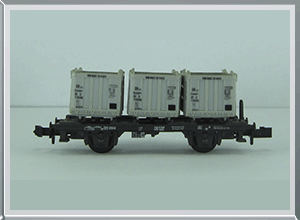 Vagón corto contenedores BTs-50