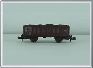 Vagón bordes medios carbón Ommp-50