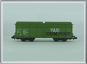 Vagón transporte abono Tads Vam Compost