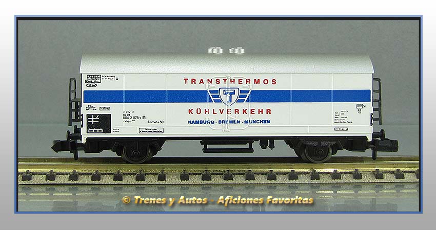 Vagón refrigerado "Kühlverkehr" Tipo Ichqrs-277 DB