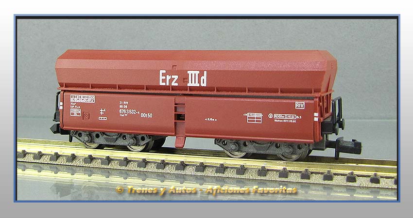 Vagón tolva "Erz IIId" Tipo Fad-167 DB
