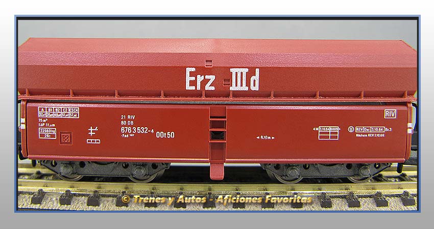 Vagón tolva "Erz IIId" Tipo Fad-167 DB