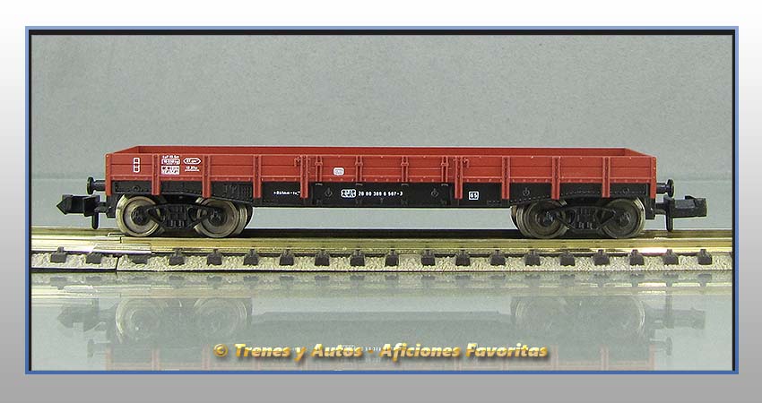 Vagón bordes bajos Tipo Rklmm-Tu697 DB