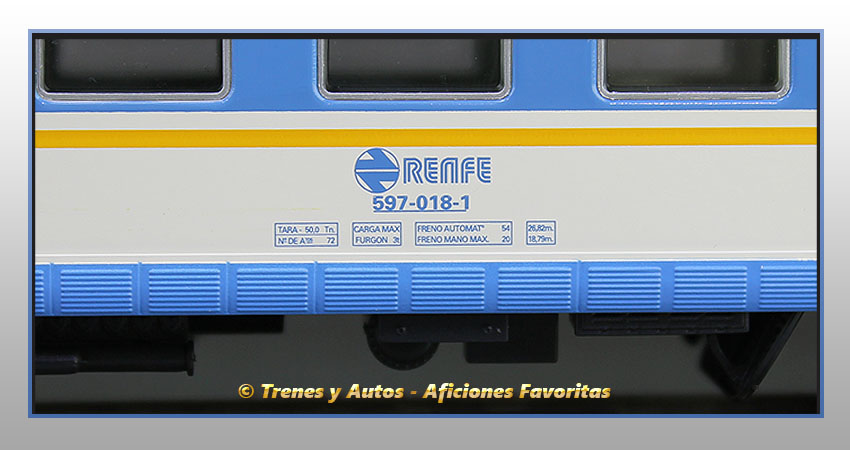 Automotor diésel Serie 597 TER  Coche 2ª Clase  - Renfe