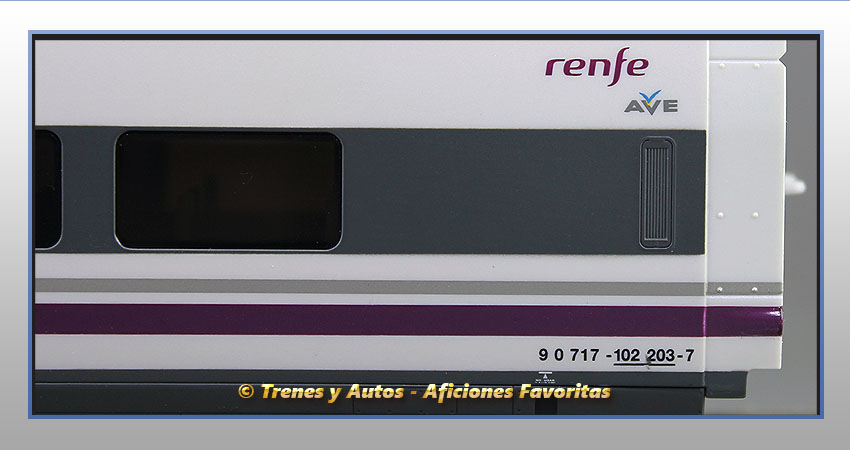 Set coches AVE 102 TALGO 350 Clase Club "Renfe Operadora" - Renfe