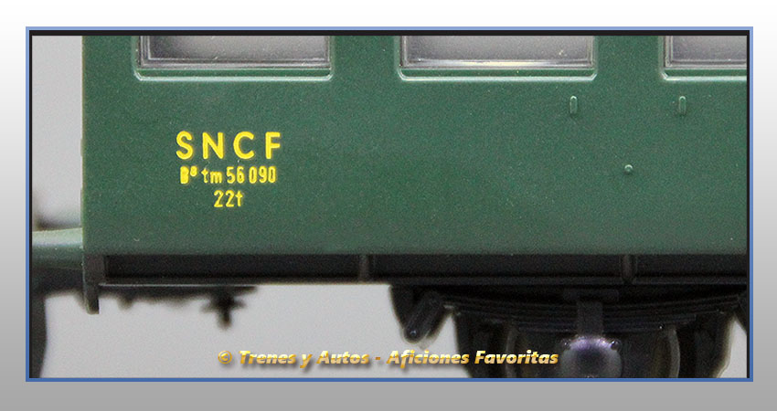 Coche pasajeros Tipo B8tm - SNCF