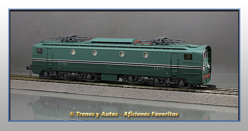 Locomotora eléctrica CC-7107 "Record velocidad mundial año 1955" - SNCF