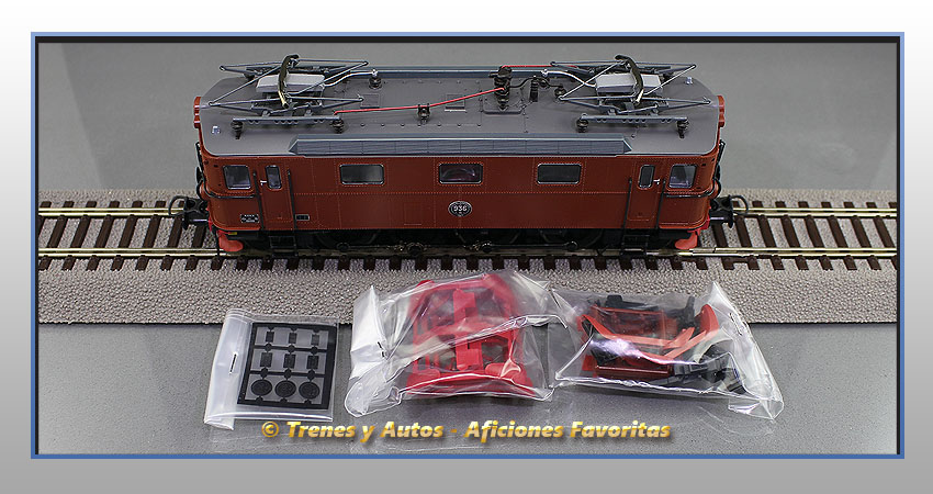 Locomotora eléctrica Serie Da 936 - SJ (Complementos)