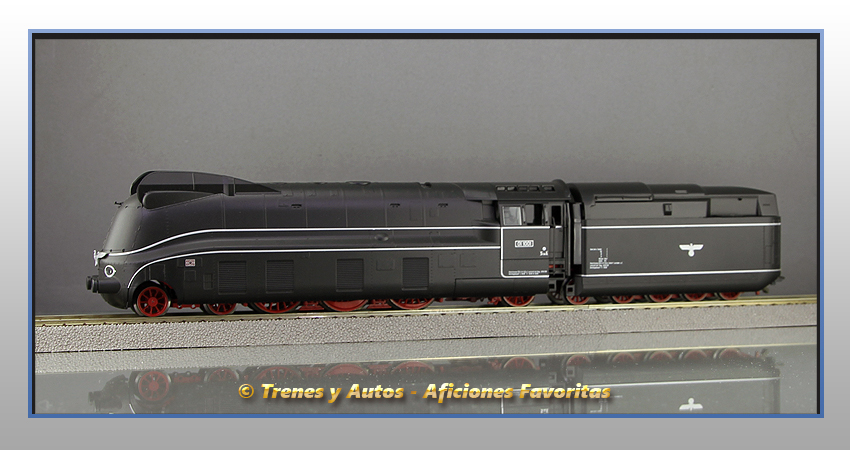 Locomotora vapor con tánder BR-01 - DRG