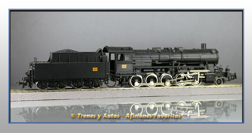 Locomotora vapor con ténder BR-150 - SNCF