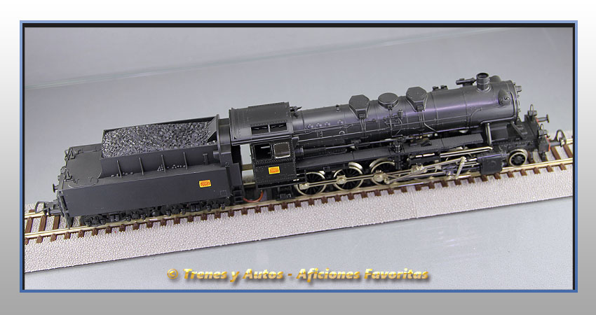 Locomotora vapor con ténder BR-150 - SNCF