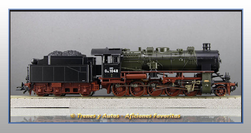 Locomotora vapor ténder G12 - G.Bad.St.E (Baden)