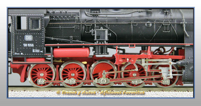 Locomotora vapor ténder BR-58 - DB