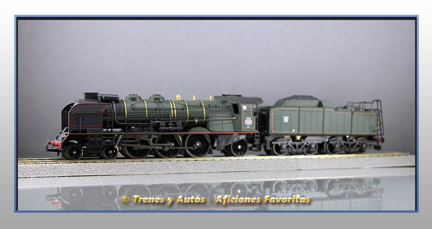 Locomotora vapor ténder 231K.82 - SNCF