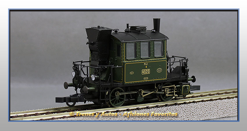 Locomotora vapor Ptl 2/2 "Glaskasten" - K.Bay.Sts.B.