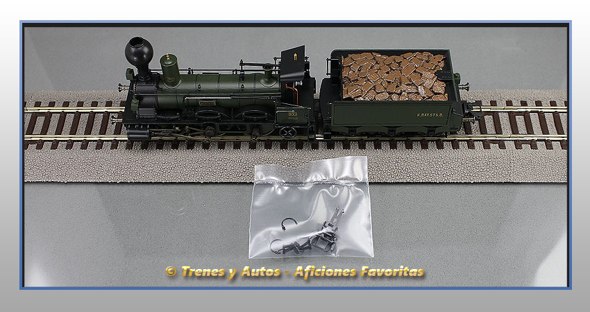 Locomotora vapor con ténder Clase B VI "Mittenwald" - K.Bay.Sts.B. (Complementos)