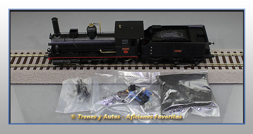 Locomotora vapor con ténder 030-2264 - Renfe (Complementos)