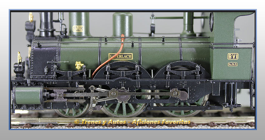 Locomotora vapor Reihe B-VI "Sauerlach" - K.Bay.Sts.B