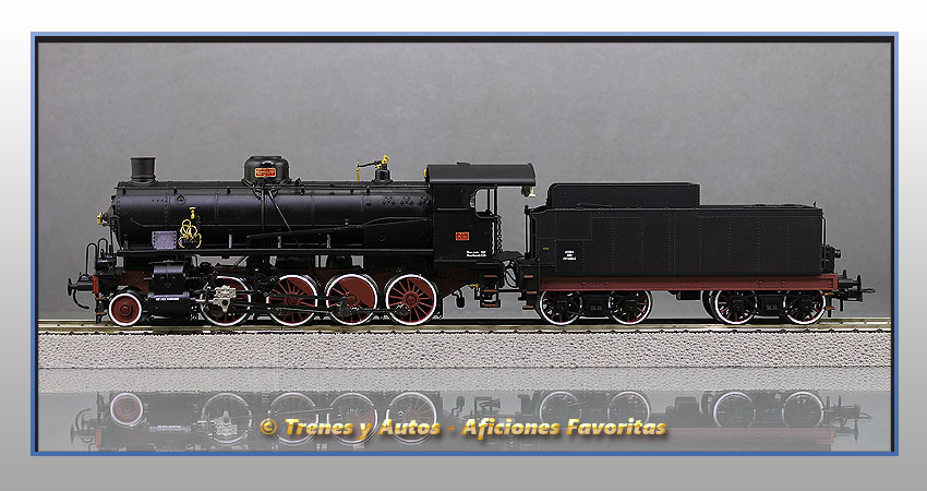 Locomotora vapor Serie GR.740 con quitanieves - FS