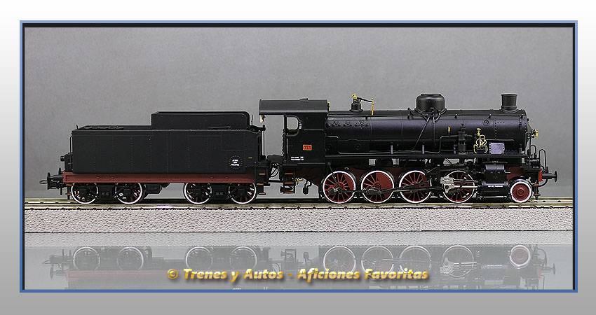 Locomotora vapor Serie GR.740 con quitanieves - FS