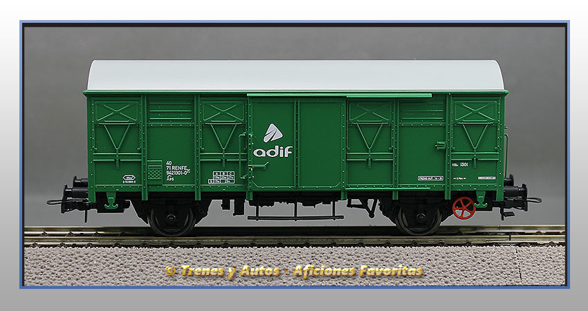 Vagón cerrado ORE Tipo Gs - Adif-Renfe