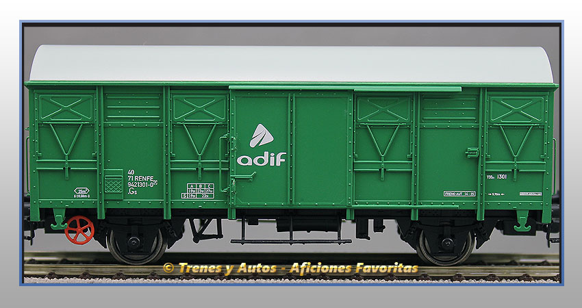 Vagón cerrado ORE Tipo Gs - Adif-Renfe