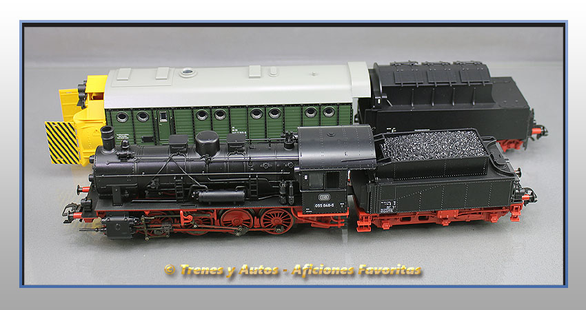 Set quitanieves Serie 497 con locomotora vapor BR-55 - DB