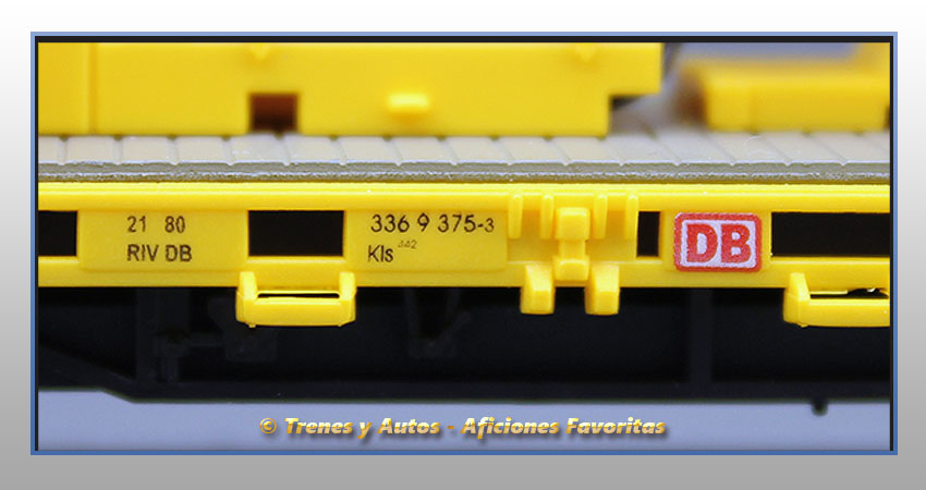 Vagón plataforma Tipo Kls 442 con hormigonera "GleisBau" - DB