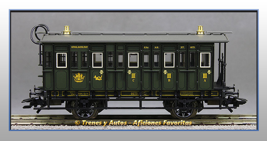 Coche pasajeros Royal Bavarian Tipo CPost 4679 - K.Bay.Sts.B