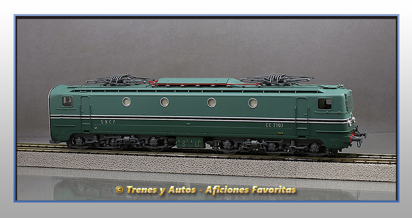 Locomotora eléctrica CC 7107 - SNCF (Record vlocidad 1955)