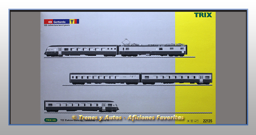 Tren automotor eléctrico Serie RAe TEE II "Gottardo" - SBB