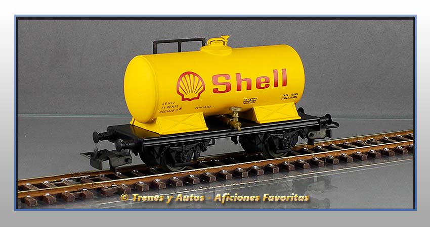 Vagón cisterna Tipo Uh "SHELL" - Renfe