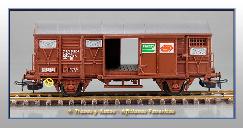Vagón cerrado Tipo Gs 40 "Sernan" - SNCF