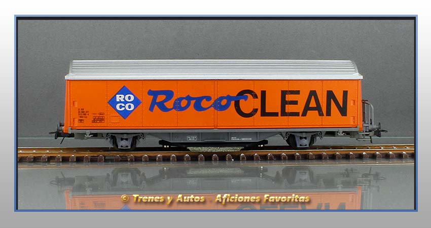 Vagón cerrado Tipo Hbis-vxy "Roco Clean" - SBB