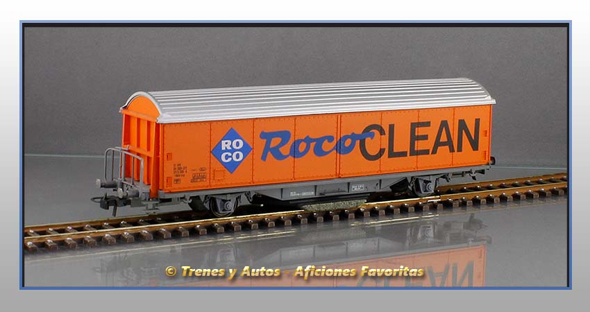 Vagón cerrado Tipo Hbis-vxy "Roco Clean" - SBB