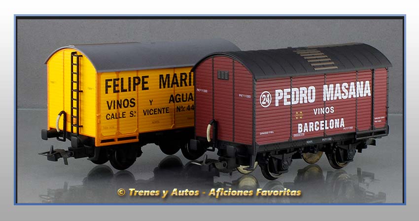 Vagones foudre Serie FFM y PK "Felipe Marín "-"Pedro Masana" - Norte/Renfe